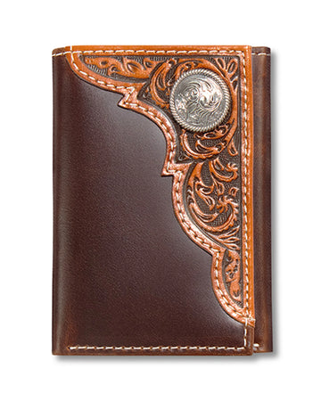 Ariat Trifold Wallet with Concho