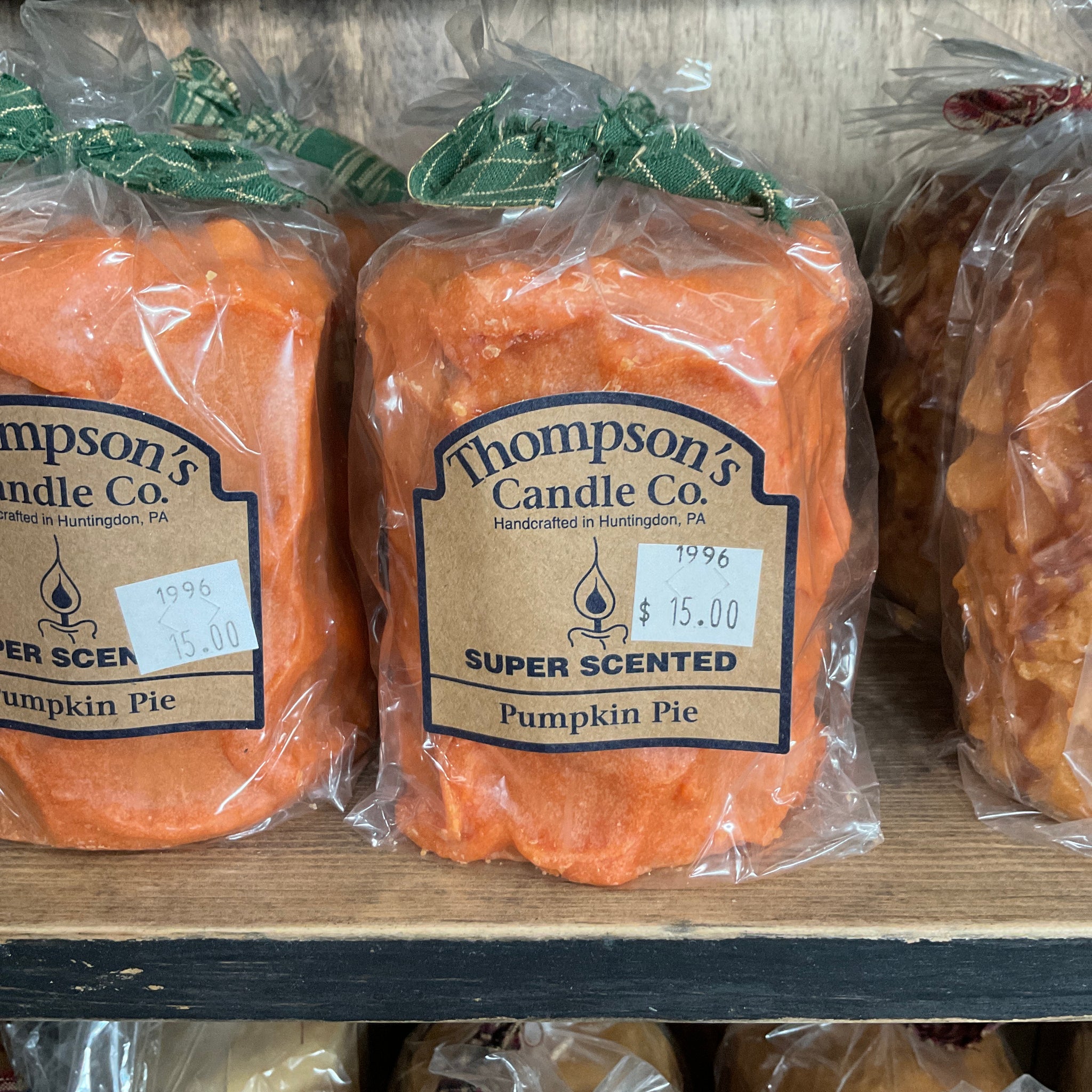 Thompson's Candle Co. Pillar Candles- Pumpkin Pie