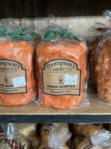 Thompson's Candle Co. Pillar Candles- Pumpkin Pie