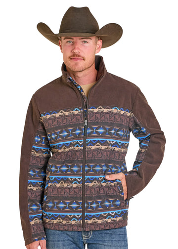 Rock & Roll Men's Softshell Jacket Brown