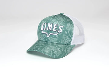 Kimes Ranch Bellevue Green Paisley Ball Cap