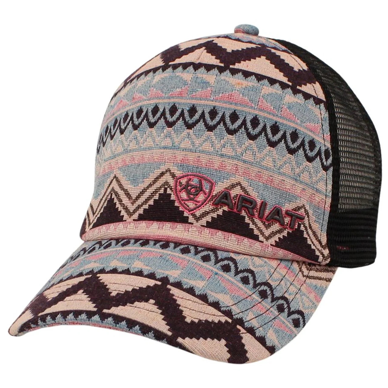 Ariat Ball Cap Pink Aztec