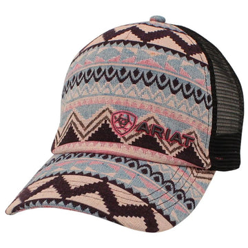 Ariat Ball Cap Pink Aztec
