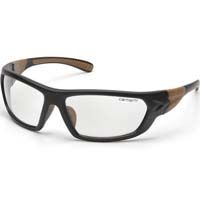 Carhartt CHB210D Clear Lens Blk/Tan Frame Safety Glasses