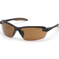 Carhartt CHB318D Sandstone Lens Black Frame Safety Glasses