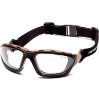 Carhartt CHB410DTP Clear Anti Fog Lens w/ Blk Strap Safety Glasses