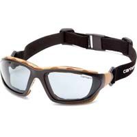 Carhartt CHB420DTP Grey Anti Fog Lens w/ Blk/Tan Strap Safety Glasses
