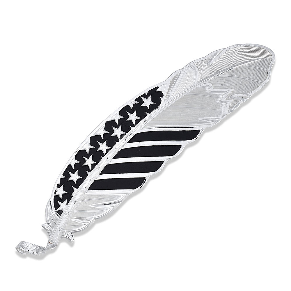 Montana Silversmiths Hat Feather Black Tie Affair