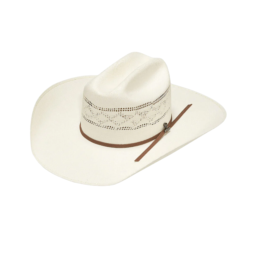 Ariat Straw Cowboy Hat with String
