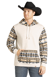 Rock & Roll Hoodie Natural/Aztec