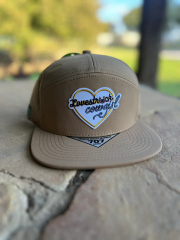 Lucky Chuck Lovestruck Cowgirl Khaki Ball Cap