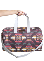 Rock & Roll Purple Aztec Duffle Bag