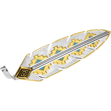 Montana Silversmiths Aztec Hat Feather