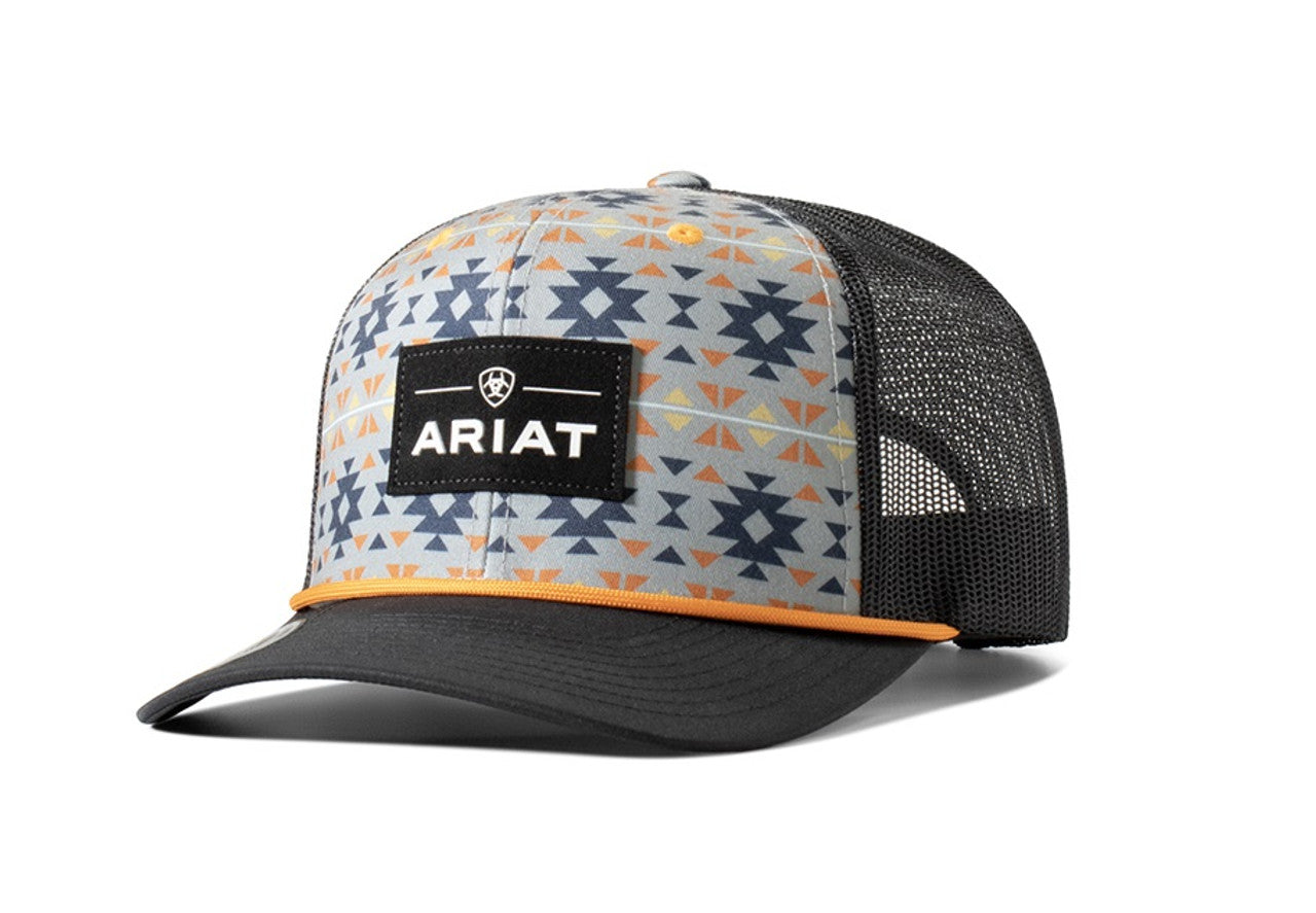 Ariat Ball Cap Gray Aztec