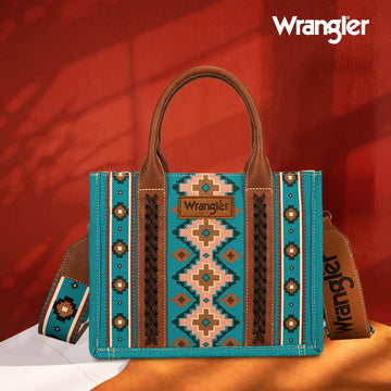 Wrangler Ladies Small Tote Dark Turquoise