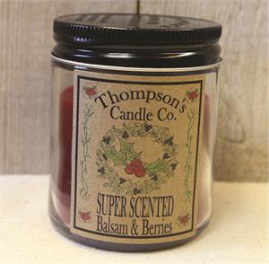 Thompson's Candle Co. Balsam & Berries Mini Mason Jar