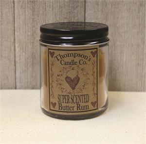 Thompson's Candle Co. Butter Rum Mini Mason Jar