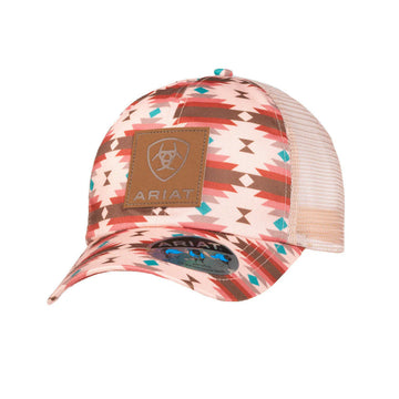 Ariat Youth Pink Aztec Ball Cap