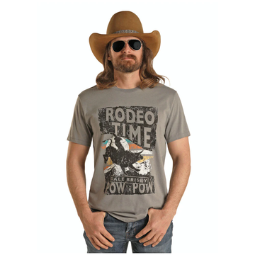 Rock & Roll Dale Brisby Gray Rodeo Time TShirt
