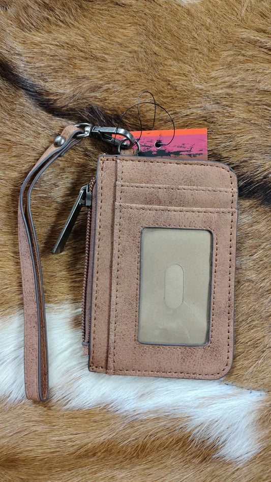 RDH Ladies Mini Card Wallet with Bison
