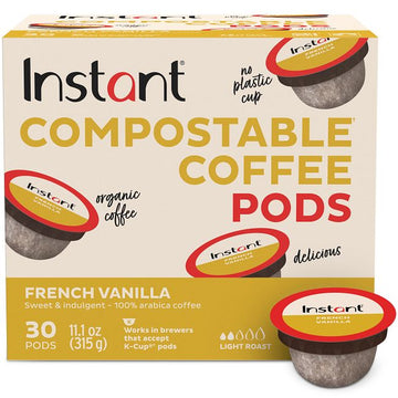 Instant French Vanilla Coffee Pods - 30ct