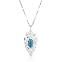 Montana Silversmiths Turquoise Arrowhead Necklace