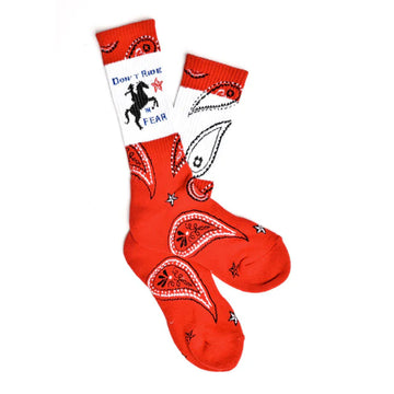 Lucky Chuck Don't Ride In Fear Socks