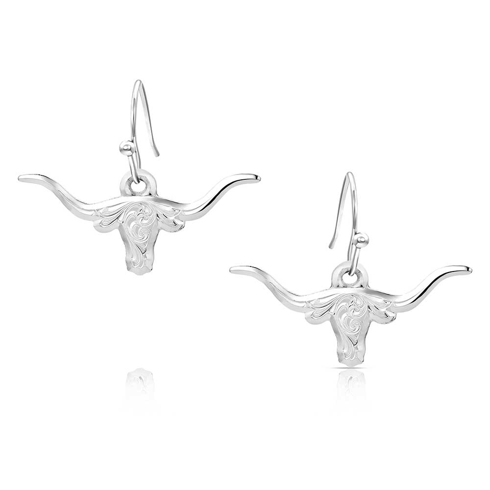 Montana Silversmiths Longhorn Earrings