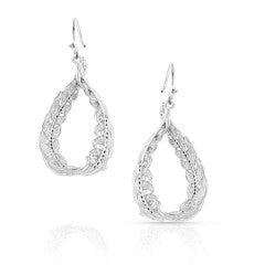 Montana Silversmiths Wrapped in Passion Loop Earrings