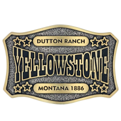 Montana Silversmiths Yellowstone Ranch Buckle