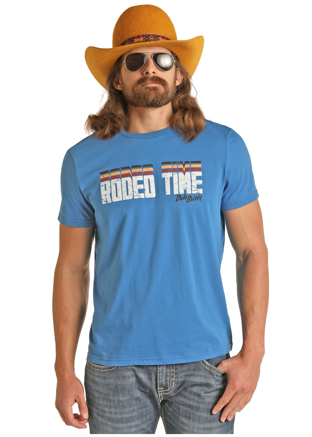 Rock & Roll Dale Brisby Blue Rodeo Time TShirt