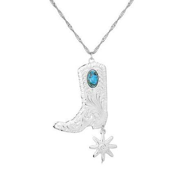 Montana Silversmiths Cowboy Boot with Turquoise