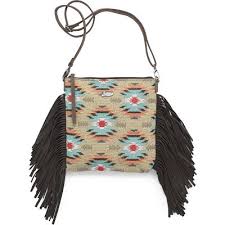 Justin Ladies Jacquard Small Crossbody Purse