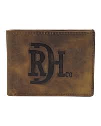 RDH Men's Bifold Wallet Distressed Finish