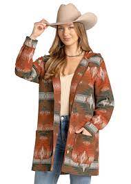 Rock & Roll Jacquard Coat w/ Hood