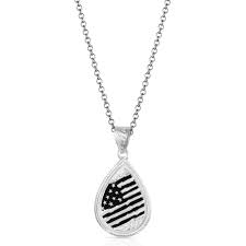 Montana Silversmiths American Made Teardrop Necklace