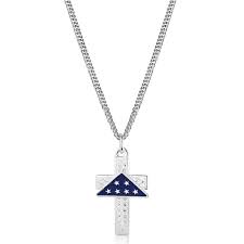 Montana Silversmiths Fold Of Honor Cross Necklace