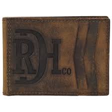 RDH Men's Leather Bifold Card with Magnetic Clip
