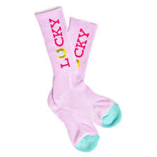 Lucky Chuck Light Lavender Socks