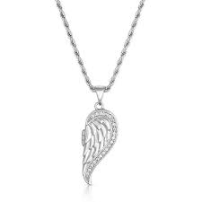 Montana Silversmiths Angels Wings Locket Necklace