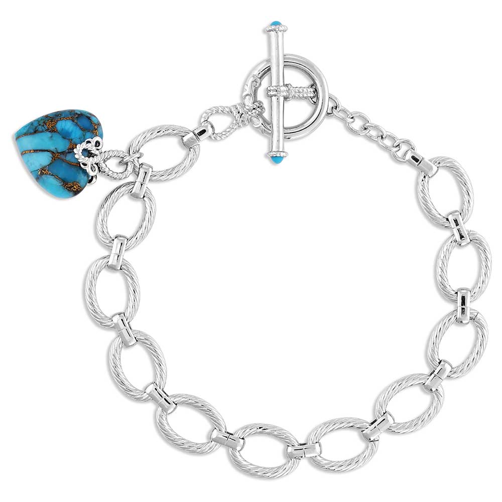 Montana Silversmiths Turquoise Heart Bracelet