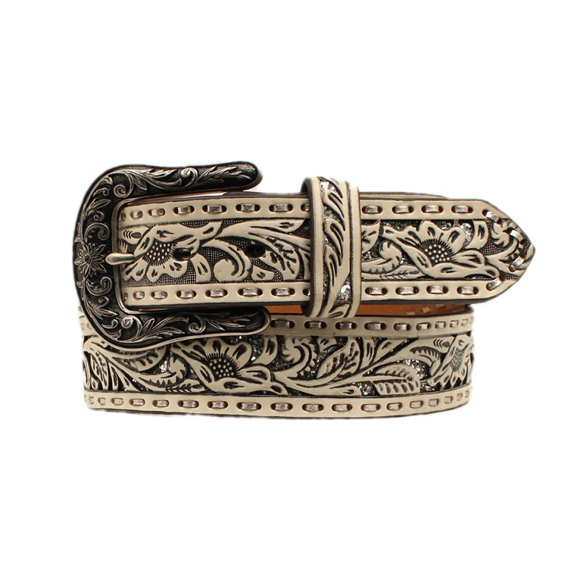 Ariat Ladies Inlay Floral Belt