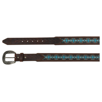 RDH Brown/Teal Aztec Belt