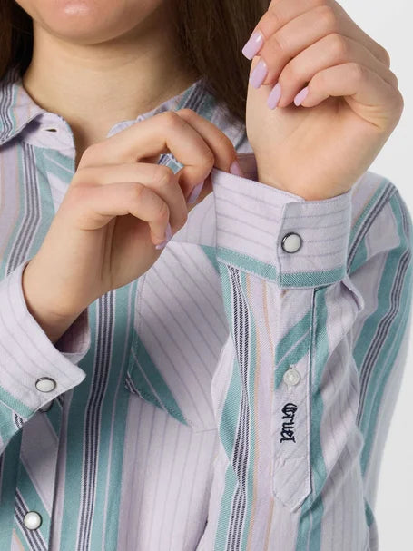 Cinch Cruel Ladies Lilac LS Snap Shirt