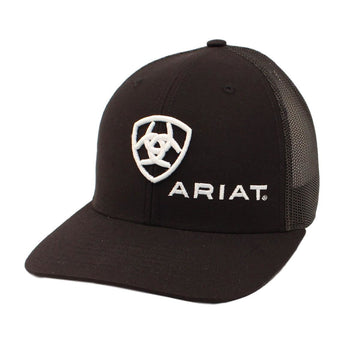 Ariat Black Logo Ball Cap