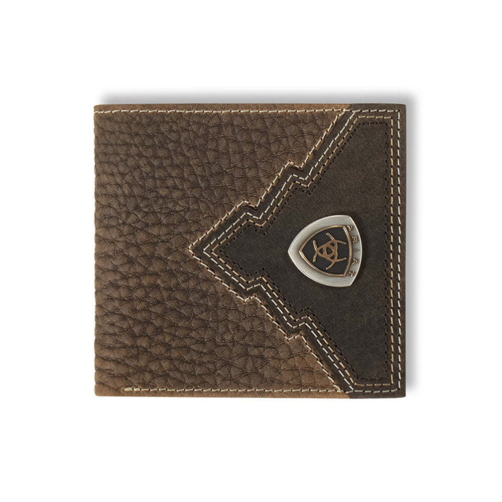 Ariat Leather Stitched Bifold Wallet