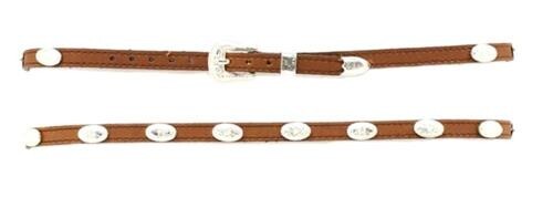 Hatband- Brown w/ Conchos