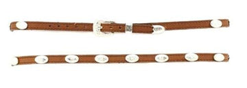 Hatband- Brown w/ Conchos