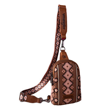 Wrangler Ladies Crossbody Bag Brown