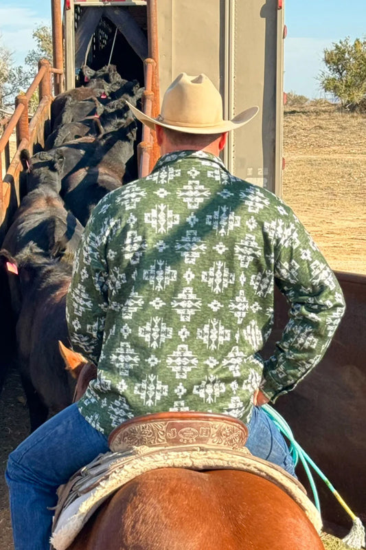 Sterling Kreek Men's Green Wild Bill Shacket